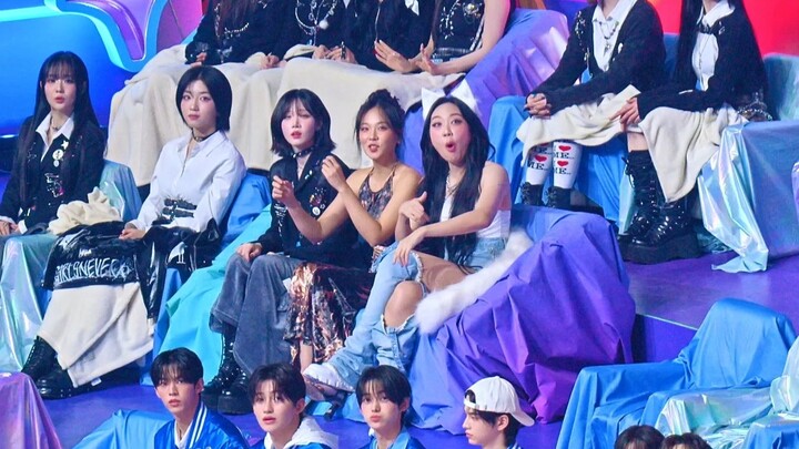 BIBI, Lee Young-ji, TWS, and tripleS' reactions after watching the Rookie of the Year VCR