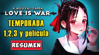 💖Kaguya-Sama: Love is War TEMPORADA 1, 2, 3 y PELÍCULA | RESUMEN en 20 Minutos