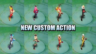 WHO NEEDS EMOTES WHEN YOU HAVE CUSTOM ACTION - NEW FEATURE IN ADVANCE SERVER