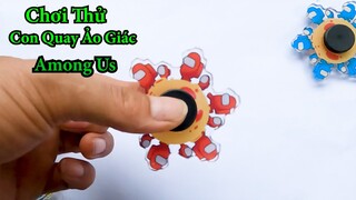 Chơi thử con quay ảo giác "Among Us" mua trên shopee