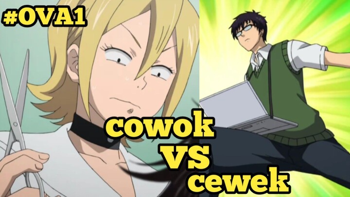 Anime On Crack Indonesia | cowok vs cewe ketika jadi tukang pangkas #ova1
