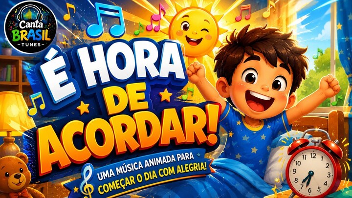 Hora de Acordar | Canta Brasil Kids (Clipe Oficial)