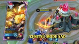 Skin Lancelot - Zenitsu Agatsuma⚡, Kekuatan Zenitsu Mode Sad❗MENYERAMKAN💀 - Mobile Legends