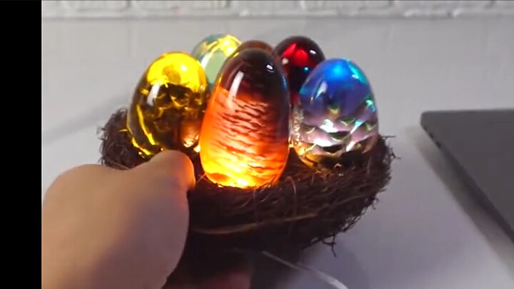 Đèn ngủ nhỏ hình quả thông handmade