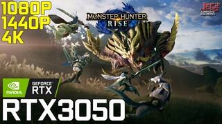 Monster Hunter Rise | RTX 3050 | 1080p, 1440p, 4k benchmarks!