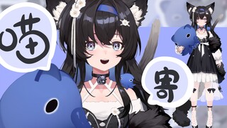【live2d模型展示】兽耳❤黑猫❤触手❤嘿嘿~啊哈哈哈哈哈哈！寄汤来咯！