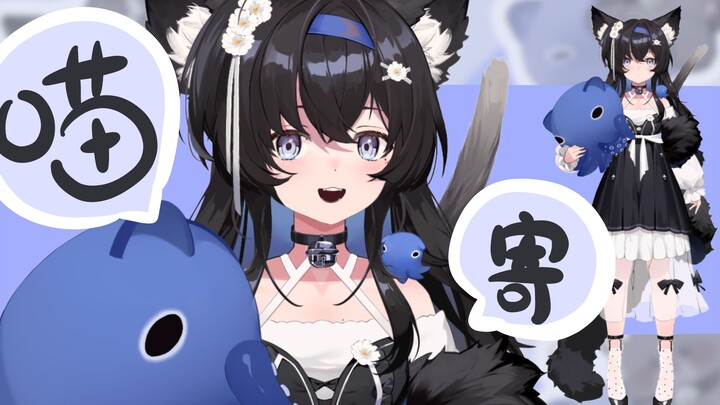 【live2d模型展示】兽耳❤黑猫❤触手❤嘿嘿~啊哈哈哈哈哈哈！寄汤来咯！
