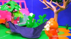 Alvin and the Chipmunks go Camping with Theodore and Simon Toy Parody