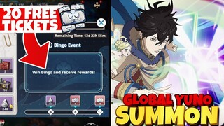 THE BEST GLOBAL EVENT IS BACK FREE CRYSTALS & TICKETS (GOLDEN DAWN YUNO SUMMONS)-Black Clover Mobile