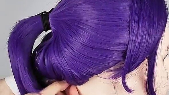 Manmei Blue Prison Yuying Lingwang cos wig styling tutorial