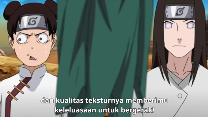 EKSPRESI TENTEN KETIKA ROCKLEE MEMBERI BAJU KETEKUNAN KEPADA SHIRA🤣