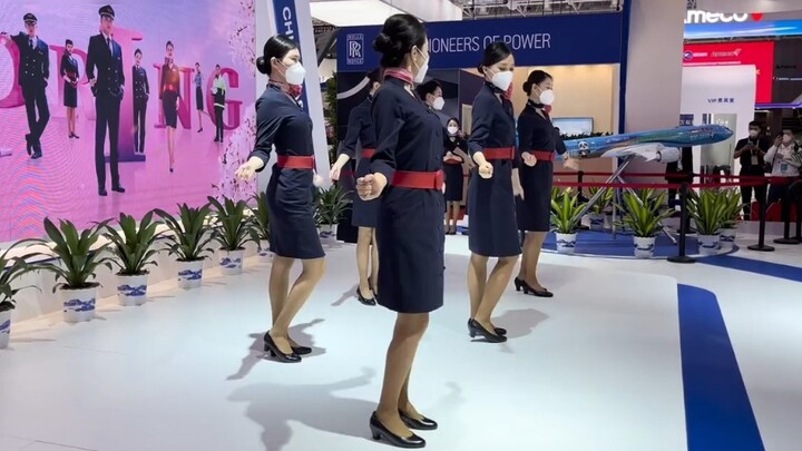 Have you ever seen flight attendants dance?