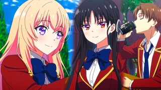 Suzune challenges Ichinose while Ayanokoji is drinking | Classroom of the Elite Season 3 Episode 12