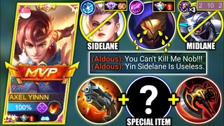 YIN VS (500 Stacks) ALDOUS & PRO SILVANA | YIN BEST BUILD TO COUNTER PRO ENEMIES | MOBILE LEGENDS