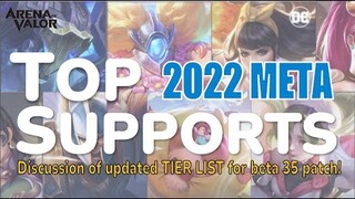 Best supports in 2022 + Discussion of Doyser’s new tier list with English commentary | AoV