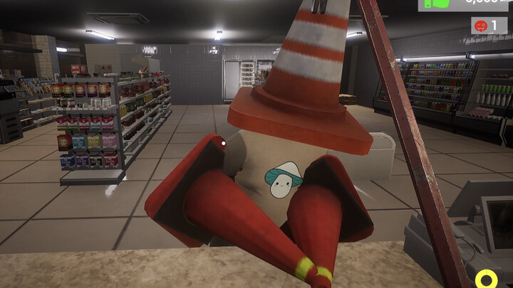 The shop is a total mess. I’ll just grab a quick sip while it’s hot!