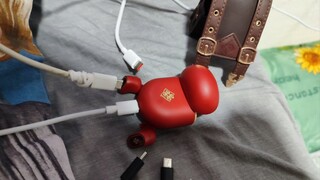 My friend's Klee (earphones) were left at my house, and the punishment I gave her was...