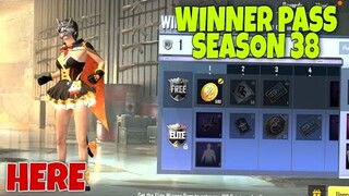 Pubg Mobile Lite Season 38 Winner Pass Is Here | Pubg Lite New Winner Pass - Krish Gamer