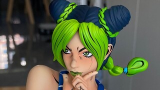 灵狐工作室 空条徐伦 gk雕像上色