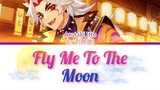 Fly Me To The Moon || Arataki Itto CN VA (刘照坤 (Liu ZhaoKun)) || Colour Coded Lyrics