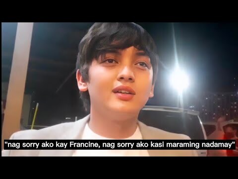 Seth Fedelin Nag-Sorry kay Francine Diaz dahil sa Issue!