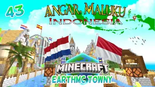 Medieval Town in Indonesia!  | Minecraft EarthMC Towny #43