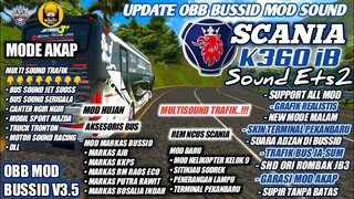 UPDATE OBB MOD SOUND SCANIA K360IB REAL BUSSID V3.5 | MOD MARKAS | BUS SIMULATOR INDONESIA