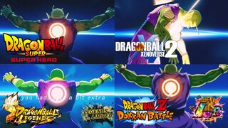 ALL ORANGE PICCOLO TRANSFORMATION ANIMATIONS 🔥!! [DBS: SUPER HERO MOVIE, DOKKAN, DBXV2, LEGENDS]