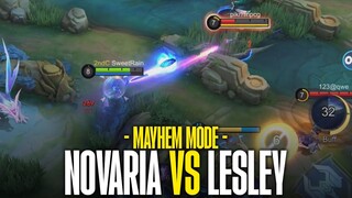 Mayhem Mode: Sniper NOVARIA vs. Sniper LESLEY!! | Mayhem Mode Mobile Legends