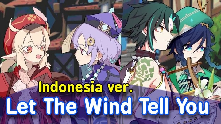 「INDONESIA VER.」让风告诉你 ( Let the Wind Tell You ) COVER by Fatya, Naii, & Abin Not