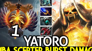 YATORO Clinkz Imba Scepter Burning Army Burst Damage Dota 2