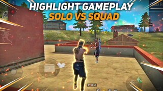 HIGHLIGHT GAMEPLAY SOLO VS SQUAD SEBELUM UPDATE🔥