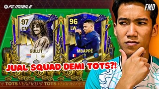 Jual Semua Kartu Untuk TOTS?! Pilih Squad Utama Atau Save Coin Untuk TOTS? | FC Mobile Indonesia