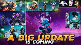 A BIG UPDATE IS COMING | 515 SKINS | MLBB X SANRIO ACTION EMOTES | NEW SKIN PAINT FEATURE | MLBB