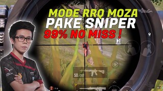 PAKE MODE RRQ MOZA AWALNYA DI BANTAI ! TAPI LANGSUNG KASIH PAHAM PAKE SNIPER 99% NO MISS !! - PUBGM