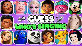 Guess The Disney Character by Voice🎤🎙️🎶  | DISNEY SONG QUIZ | Elsa, Mickey, Moana, Rapunzel, Mirabel