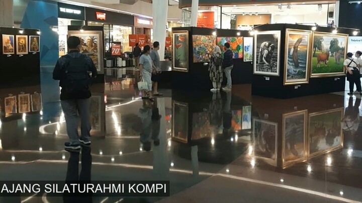 PAMERAN DAN LELANG LUKISAN YANG BERTEMPAT DI RESINDA PARK MALL KARAWANG, DALAM PERSIAPAN (H - 1)