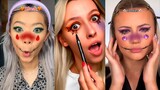 I Let TikTok Filter To Chose My Halloween Makeup - Easy Halloween Makeup Ideas 2023 #spooky