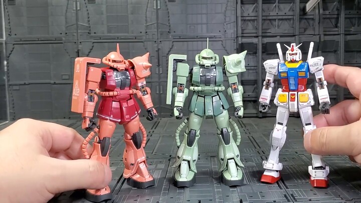 [Bandai RG] รุ่นธรรมดา RG04 MS-06F การผลิตจำนวนมาก Zaku II