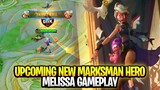 New Upcoming Marksman Hero Melissa Gameplay | Mobile Legends: Bang Bang