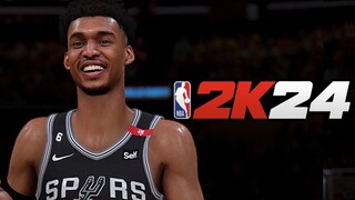 Victor Wembanyama Spurs vs Suns NBA 2k24 Rosters Ps5 Gameplay