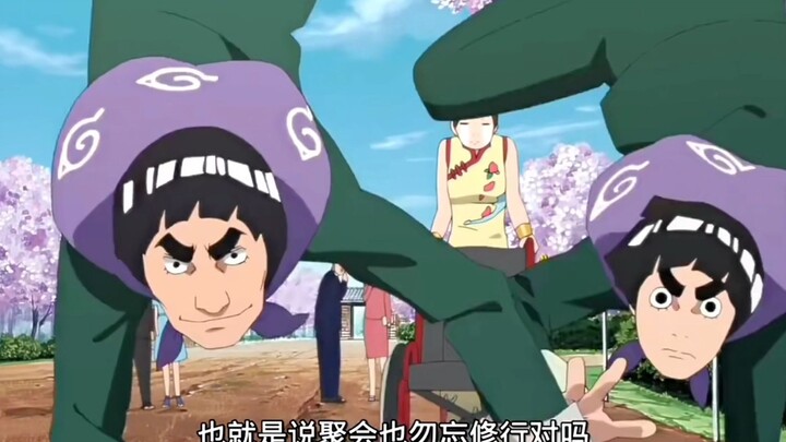#火影忍者 在充满樱花的季节，送上了祝福#搞笑#甜蜜#贺礼#鸣人#雏田
