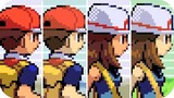 Red/Leaf Hidden Colored Sprite In Pokémon Emerald (Official)