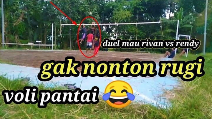 panik nggak? panik nggak ?kejadian lucu bola voli versi voli barbar
