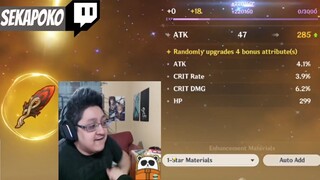 Genshin Impact Streamers Roll Artifacts #23