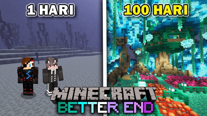 100 Hari di Minecraft tapi THE BETTER END ONLY❗️❗️The end Only❗️❗️