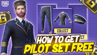 HOW TO GET PILOT SET IN PUBG MOBILE | FREE PILOT SET | LUCKY DROP