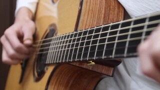 Harmonic point string พลังงานสูง! "Fingerstyle Guitar" ของ "The Wind Rises" น่าทึ่งมาก! ปฏิบัติการอุ