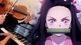 Kimetsu No Yaiba: Demon Slayer OP "Gurenge" by LiSA (Piano & Violin Cover) | Memoranda Music