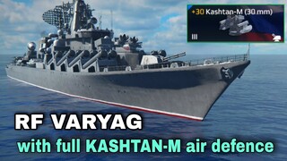 RF VARYAG with full Kashtan-M air defence. online gameplay | Modern Warships